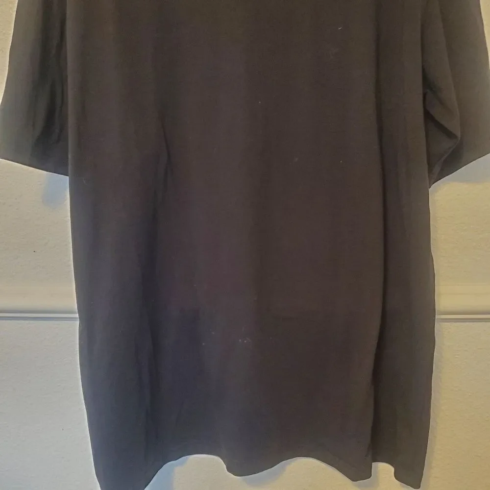 The North Face Mens Black VaporWick Train Run Finish Graphic T-Shirt Large